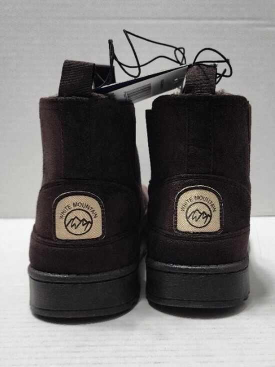 New White Mountain Isleworth Dark Brown Boot - Faux Suede & Fur - Size 11 main image 7